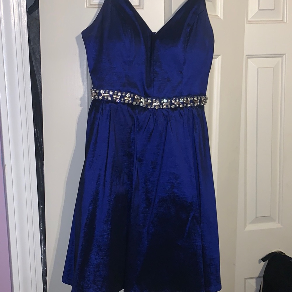 Blue homecoming dress